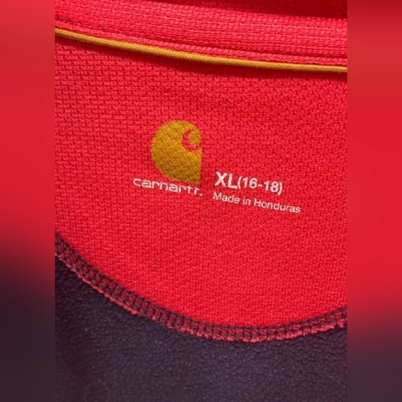 Carhartt Wmn's Indigo Heather Force Graphic Hooded Sweatshirt Size XL MSRP $65.9 - Picture 4 of 5